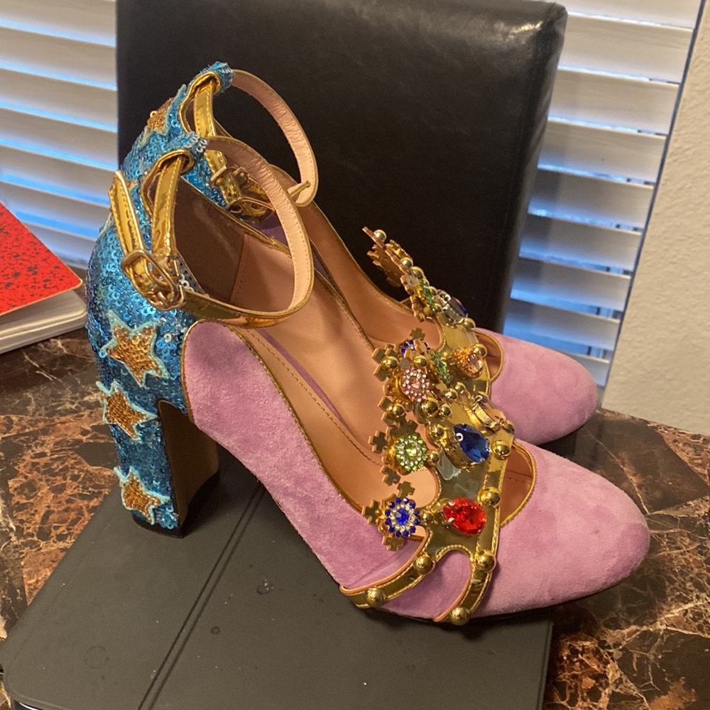 Women's Pink Blue feeling ankle high heels with rhinestone fashion party shoes